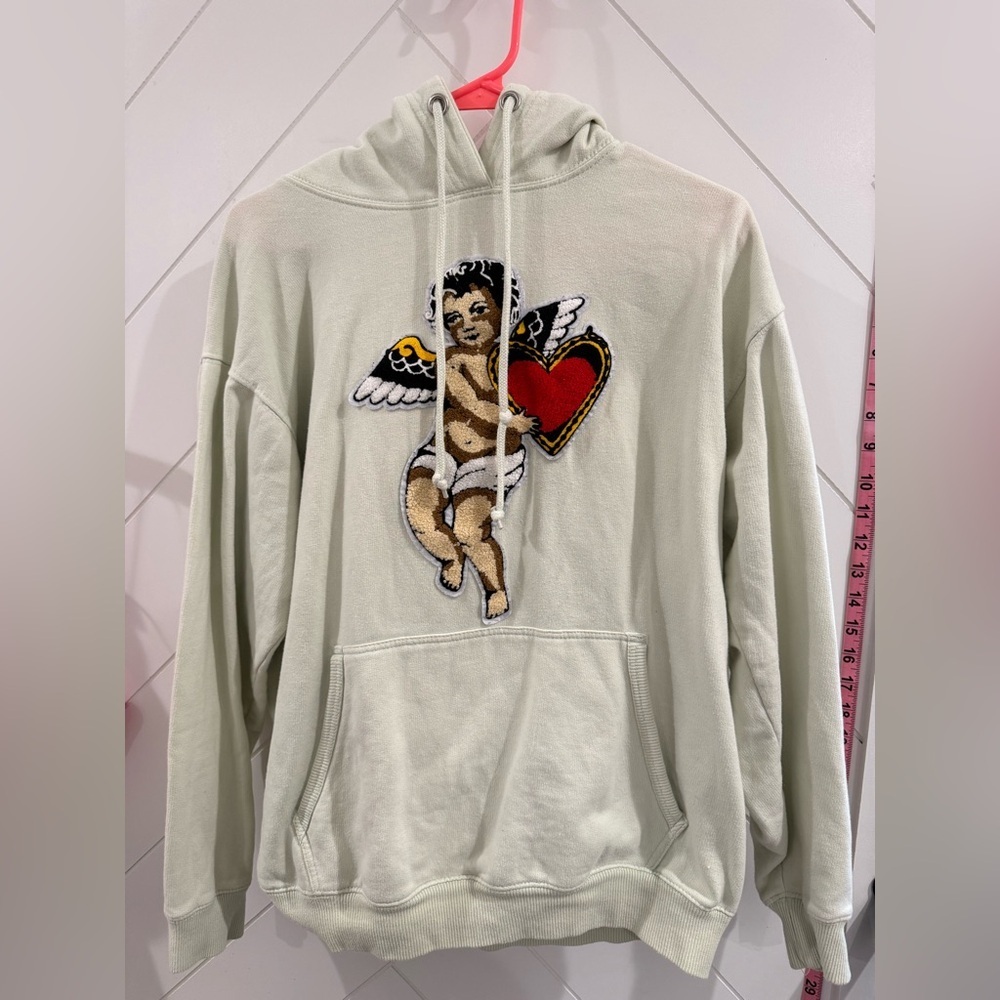 Excellent condition Men's Rawyalty Post Valentines Heart Sweatshirt Size L - Picture 1 of 4